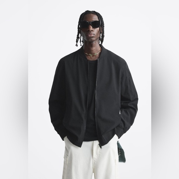 Mens Zara Dressy or Casual Zip Up Jacket - Picture 3 of 7